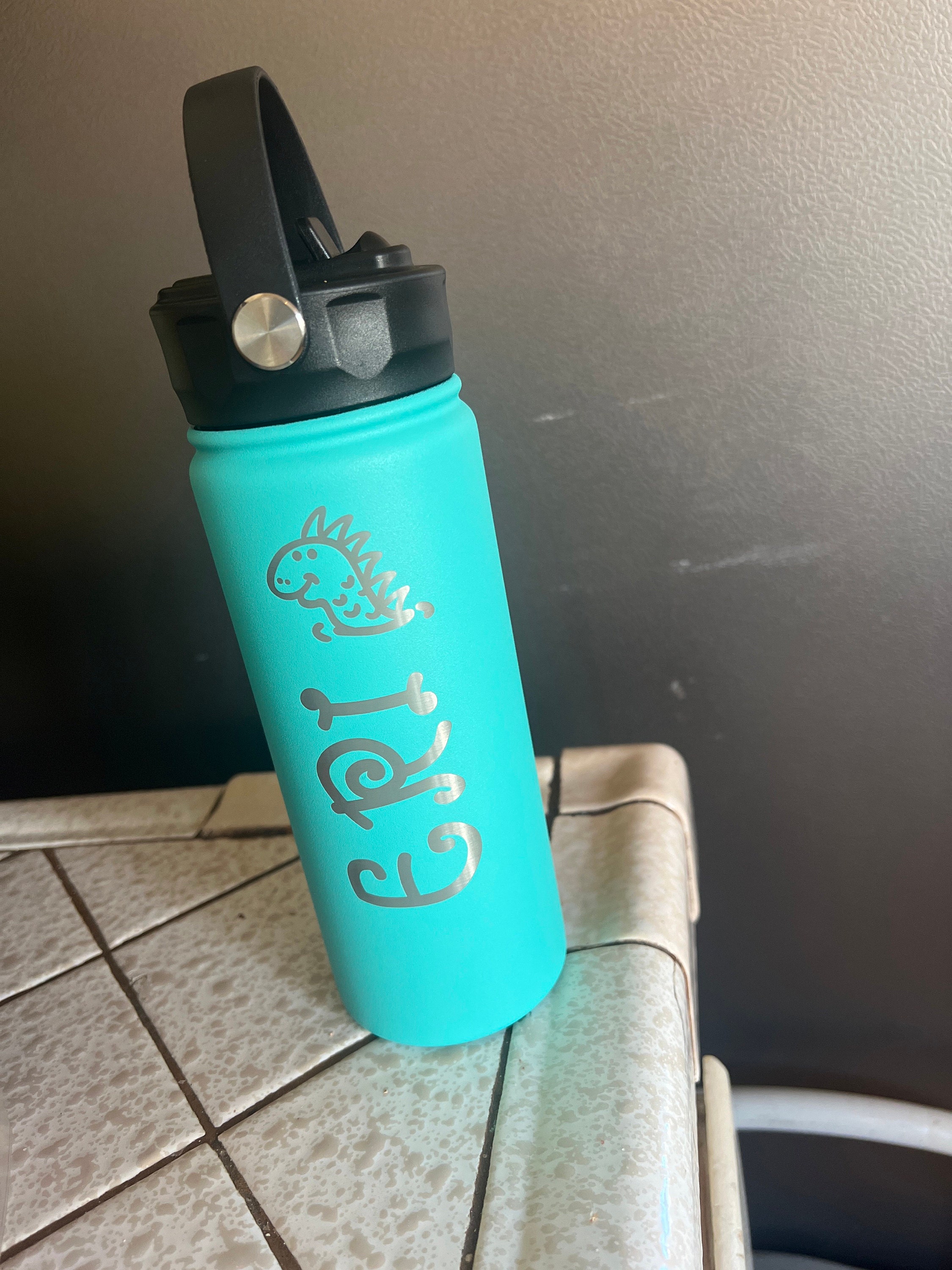 Personalized Kid Water Bottle, Back to School Gifts for Kids, Custom Laser Engraved Bottles, 18oz Water Bottle Personalized Water Bottle