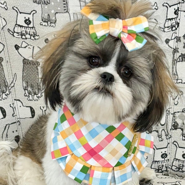 Puppachino Sprinkles Snap Closure Dog Bandana, Birthday Dog Bandana ...