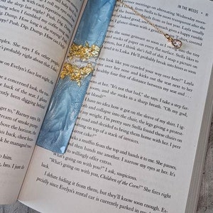 Resin Bookmark, Geode Bookmark, Gold Fleck, Pastel Colors - Etsy