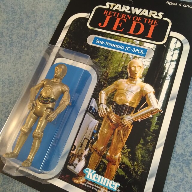 See-threepio (C-3PO) - Return of the Jedi - Kenner Cardback - Etsy