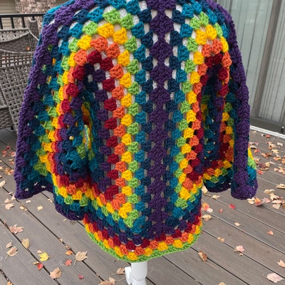 Crochet Pattern / Easy Hexagon Cardigan With Hood / - Etsy