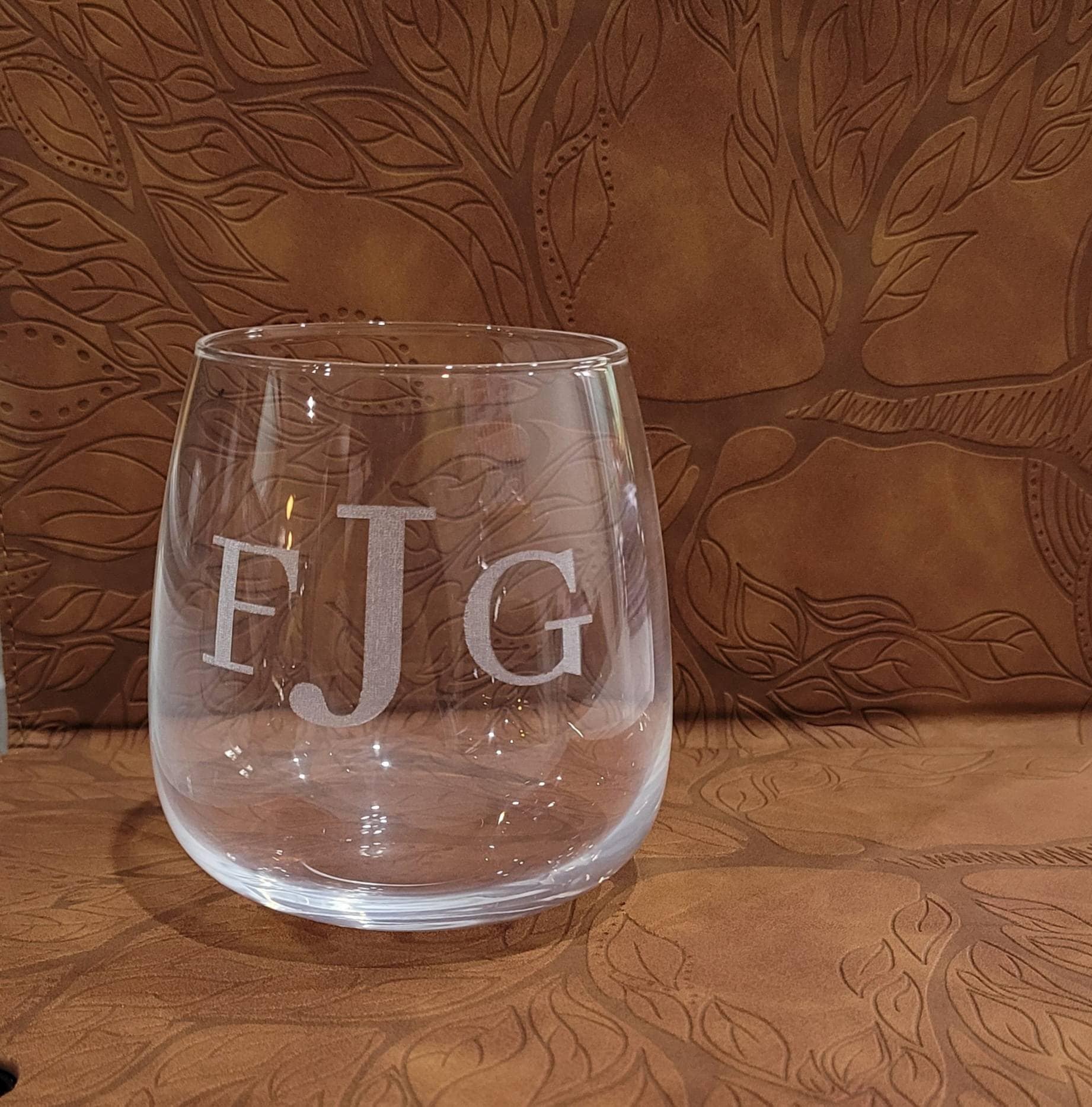 Personalised 360ml Glass, Laser Engraved Cocktail Soft Drink/ Wine Whiskey Glasses, Corporate Housewarming Wedding Bridesmaid Groomsmen Gift