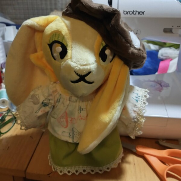 Forest Anthro Animal Plush Sewing Pattern .pdf Tutorial Rabbit Bunny ...