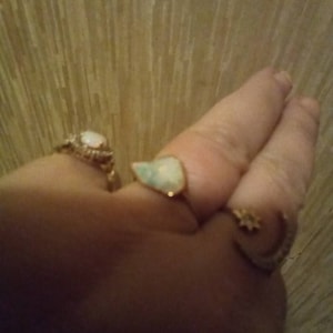 Customer photo from Mary, Raw Australian Opal Ring