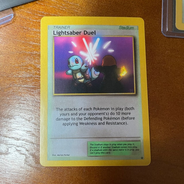 カスタムポケモンカード スターウォーズ ライトセーバー デュエル