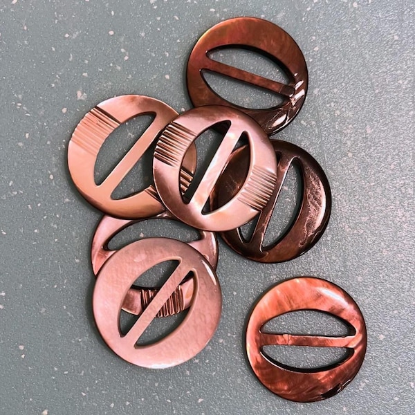 Scarce Green Snail Vintage Buttons, Nice Quality Natural Mother of ...