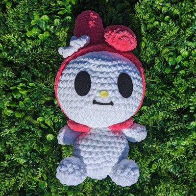 DIGITAL DOWNLOAD Crochet Amigurumi Pattern: Japanese Pink Bunny ...