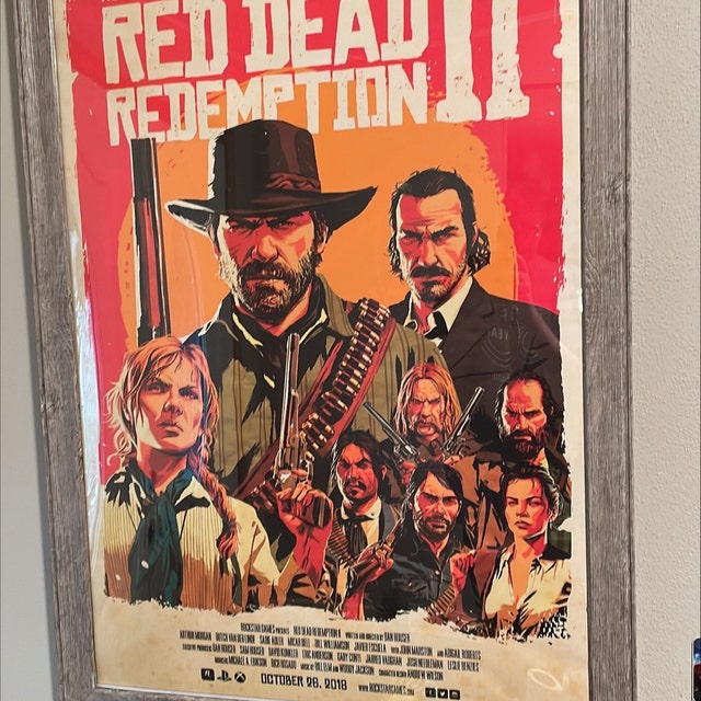Red Dead Redemption 2 Poster Designed & Sold By Pelican Anastasia Amaranth