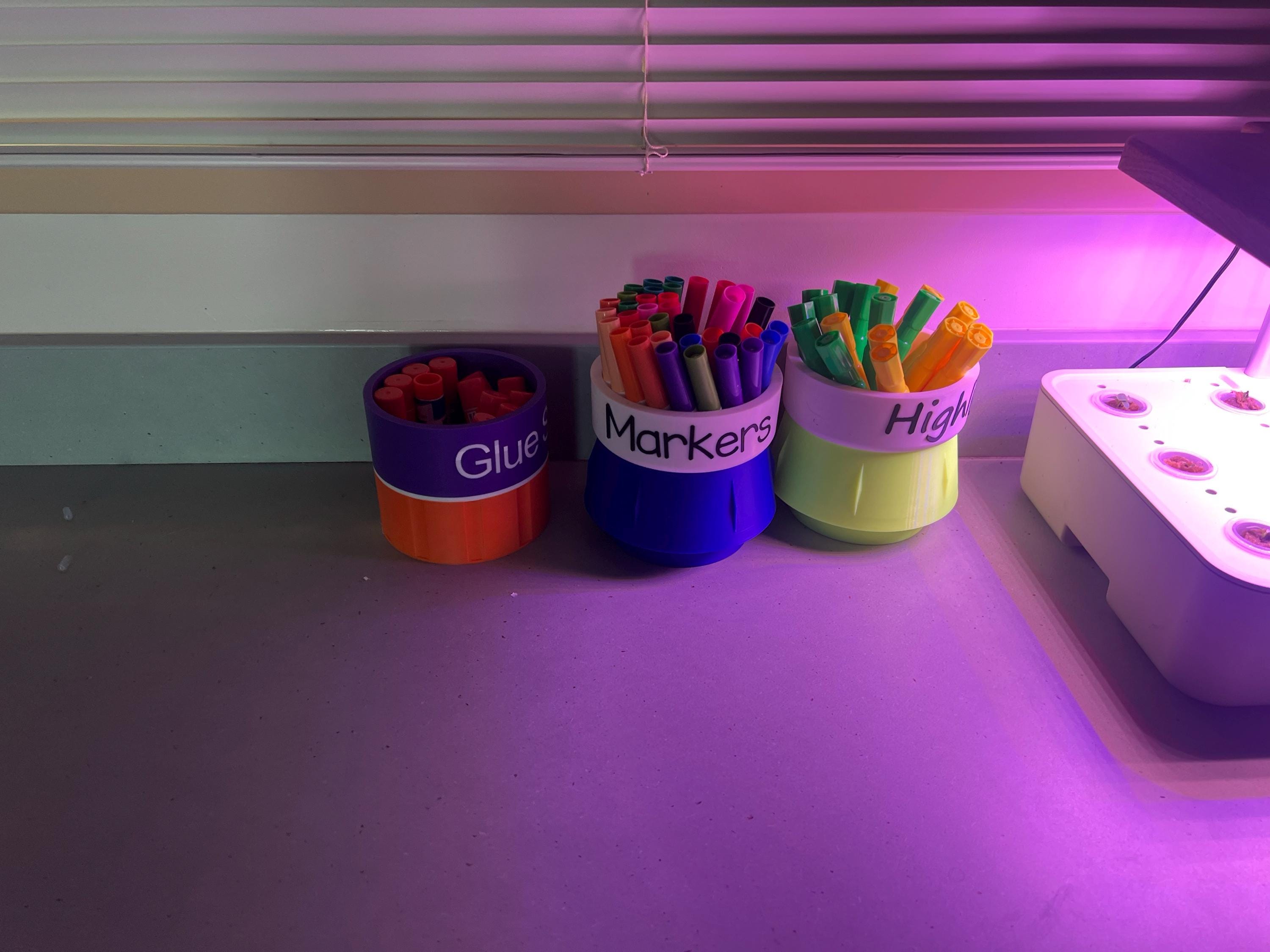 The Highlighter Marker Holder from Ogborn Family Farm, made in the USA!