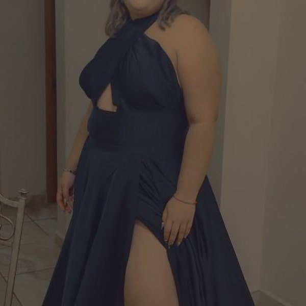 AWEMMA Long Dress - Black main image 1