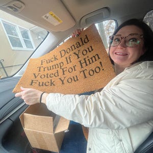 Sarah added a photo of their purchase