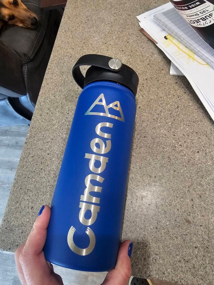 Personalized Kid Water Bottle, Back to School Gifts for Kids, Custom Laser Engraved Bottles, 18oz Water Bottle Personalized Water Bottle