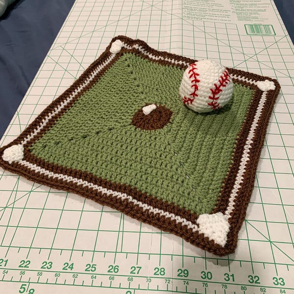 Baseball Diamond Lovey and Mini Baseball PATTERNS ONLY* - Etsy