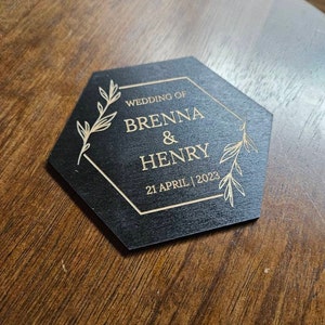 Wedding Coaster Wedding Favors Wedding Favors for Guests - Etsy