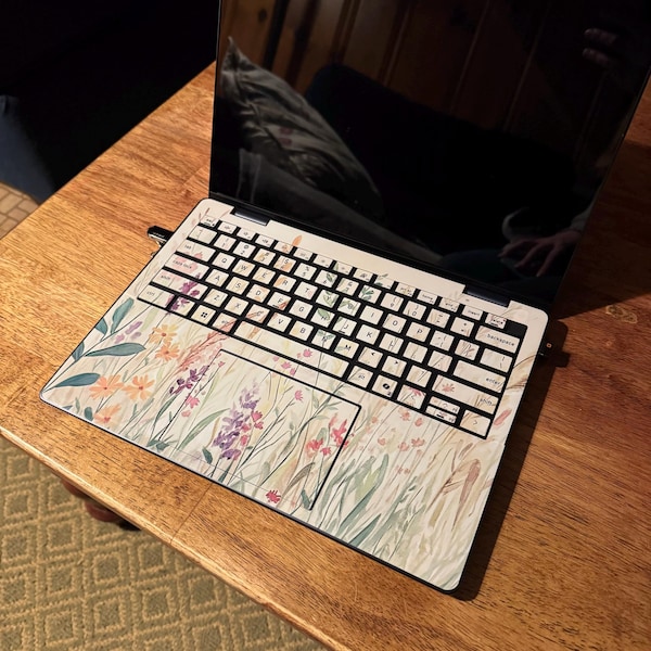 Black Brushed Vinyl Laptop Lid Skin Cover For HP ProBook 6560b & 6570b – Easy Decal Apply