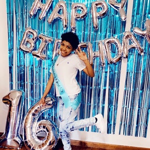 Sweet 16 Seizieme 16eme Anniversaire Decorations Turquoise Etsy France
