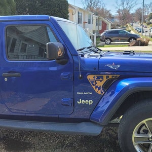 Fender Vent Decal Set | Animal Print - Fits Wrangler JL & Gladiator JT Black Leopard Fender Vent Decal Set | Animal Print - Fits Wrangler JL & Gladiator JT Black Leopard