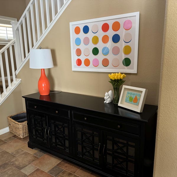 Morden Gold 36 in. W x 36 in. H Round Aluminum Alloy Frame Vanity Wall ...