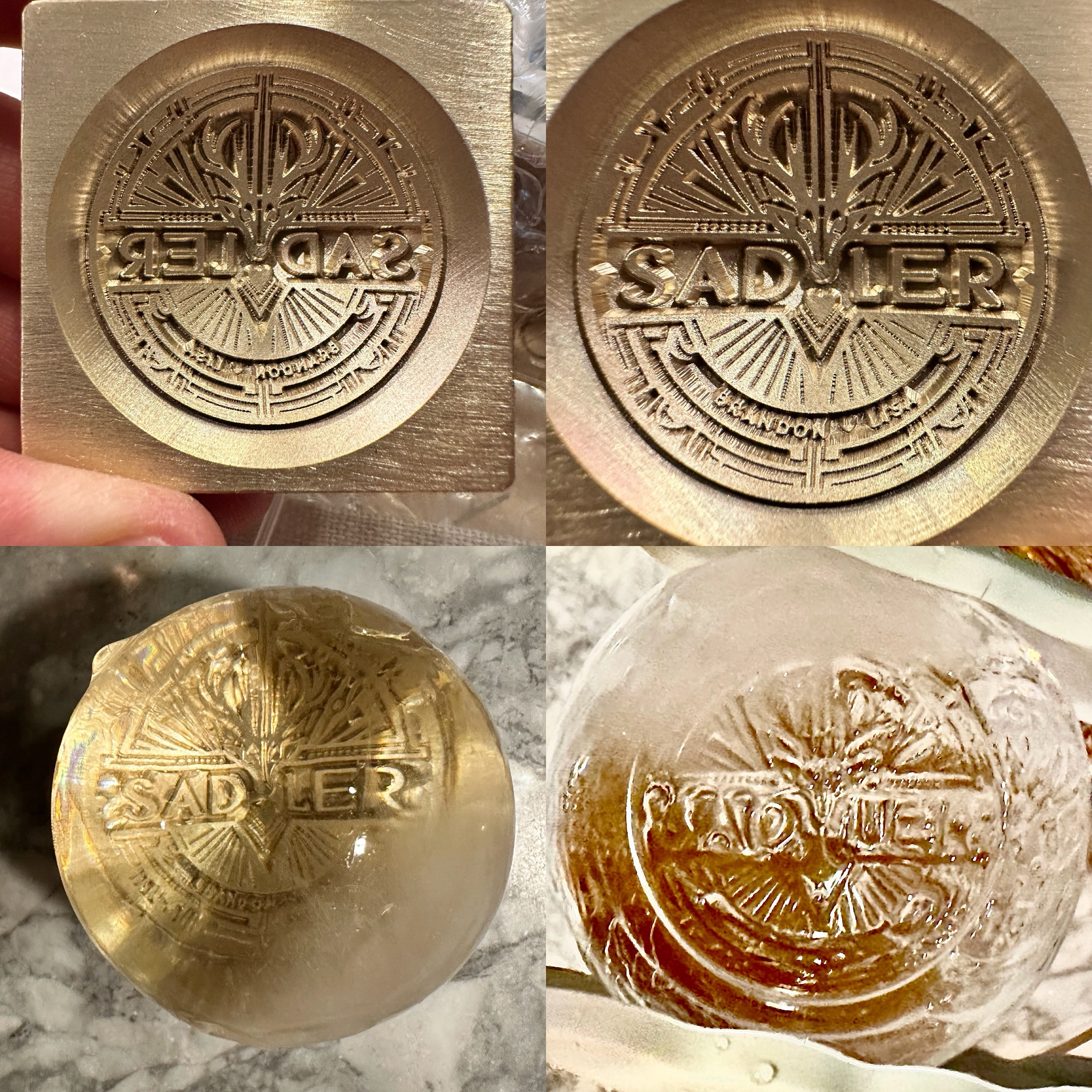 Custom Ice Ball Stamp for Bar, Monogram Ice Stamp, Cold Drink Stamp, Curved Ice Stamp, Sphere Ice Stamp, Christmas Gift for Him
