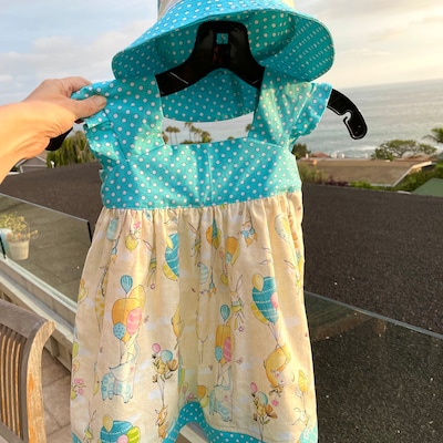 Easy Girls Summer Dress-top PDF Sewing Pattern. Instant Digital ...