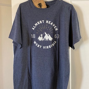 Almost Heaven West Virginia Soft Unisex Tee - Etsy