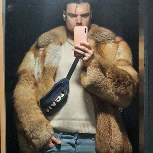 メンズフォックスファーコート I 冬物ジャケット メンズ I オーバー