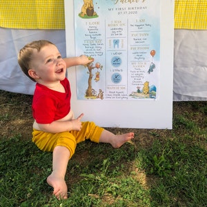 Winnie the Pooh Milestone Board Milestone Sign Printable - Etsy Canada