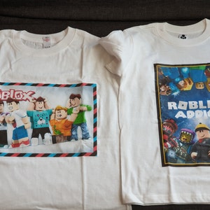 Roblox Addict Logo T Shirt Xbox Ps4gamer Fans Tshirt Etsy - the pals new roblox t shirt xbox ps4 gamer 9 11 gamers