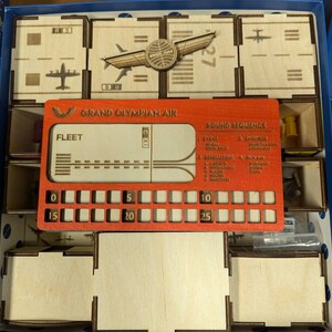 PAN AM Custom Insert | Storage Solution | Boardgame Organizer