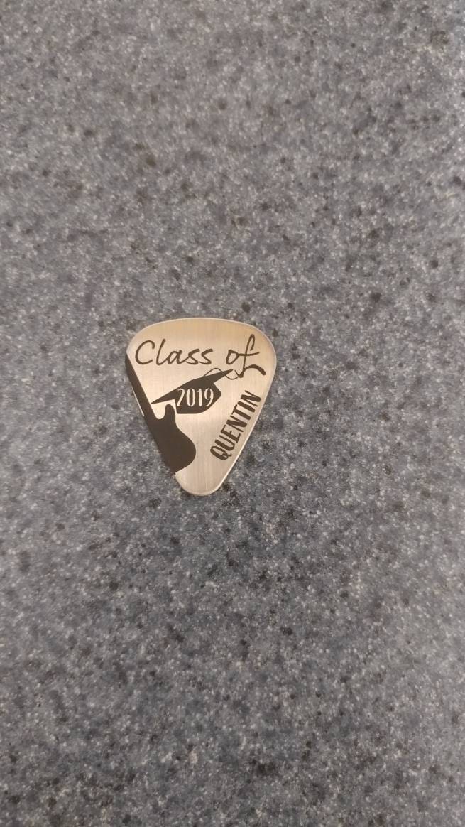 Class Of 2024 Guitar Pick High School Graduation Gift Boy Guitar Pick Graduation Gift Boy Graduation Guitar Pick 2024 Graduation Gift