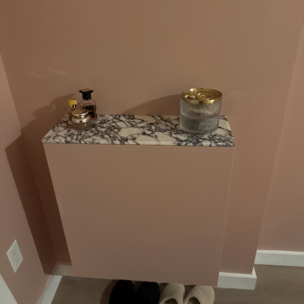 Custom Size Calacatta Viola Marble Polished Marble Night Stand Top ...