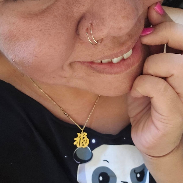 Double Hoop Nose Ring,double Nose Hoop 1 Piercing,spiral Hoop Earrings