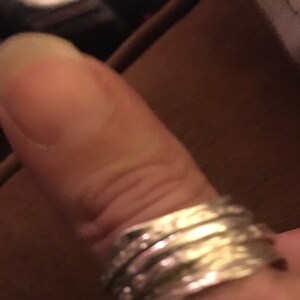 anxiété Ring spinner ring SP2-6 méditation Ring 925 Sterling Silver Ring