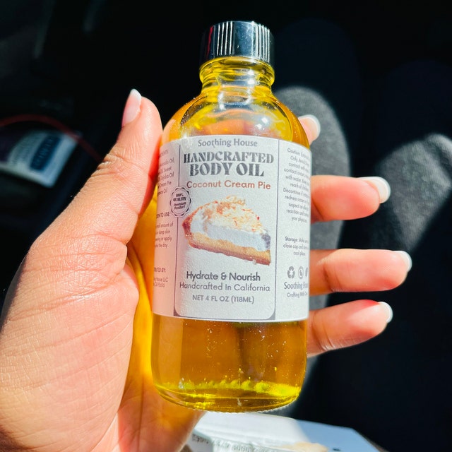 Handcrafted Coconut Cream Pie Body Oil – Soothing House