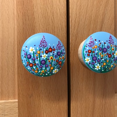 Mushroom Cabinet Door Knobs, Cottagecore Decor, Mushie Decor, Woodland ...