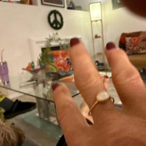 Customer photo from Elisabeth, Rainbow Moonstone Ring in for Women, June Birthstone
