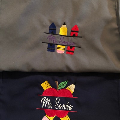 Back to School Apple and Ruler Embroidery Design. Machine Embroidery ...