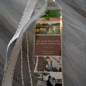 Premium Photo Booth Bookmark Sleeves with Inserts for 2 x 6
