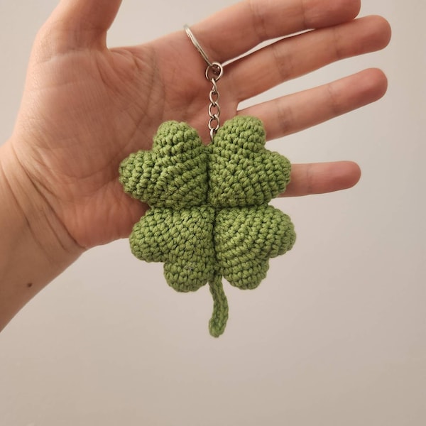 Crochet PATTERN Four Leaf Clover Amigurumi • PDF in English by Dutor - Etsy