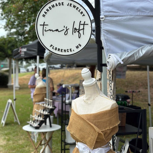Magnetic Consignment Booth Sign, Trade Show, Farmers Market, Booth Sign ...