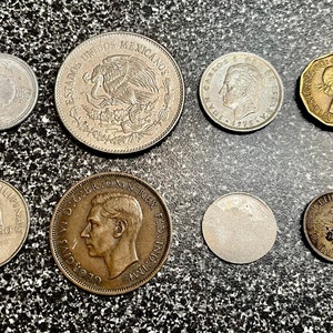 外国コインセット - 旅行先で見つけたヴィンテージコイン - 外国通貨