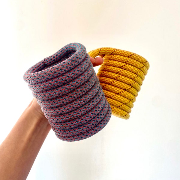 Recycled Rock Climbing Rope Can Cozy - Upcycled Drinkware - Etsy