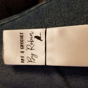 Custom Sewing Satin Tag Set Personalized Clothing Tags - Etsy UK