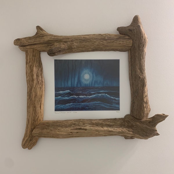 Handmade driftwood 16 x 20 picture frame etsy
