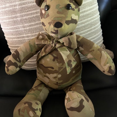 Memory Bear Made From Your Loved Ones Clothing, Handmade Teddy Bear ...