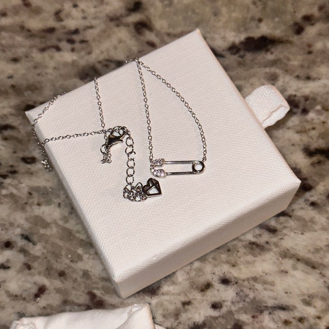 Numbering ♥ Pave Sculpted Wave Cylinder Necklace Wave Necklace Sterling Silver – LEEBA