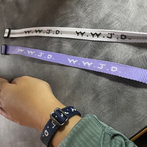100 WWJD Bracelets - What Would Jesus Do Woven France