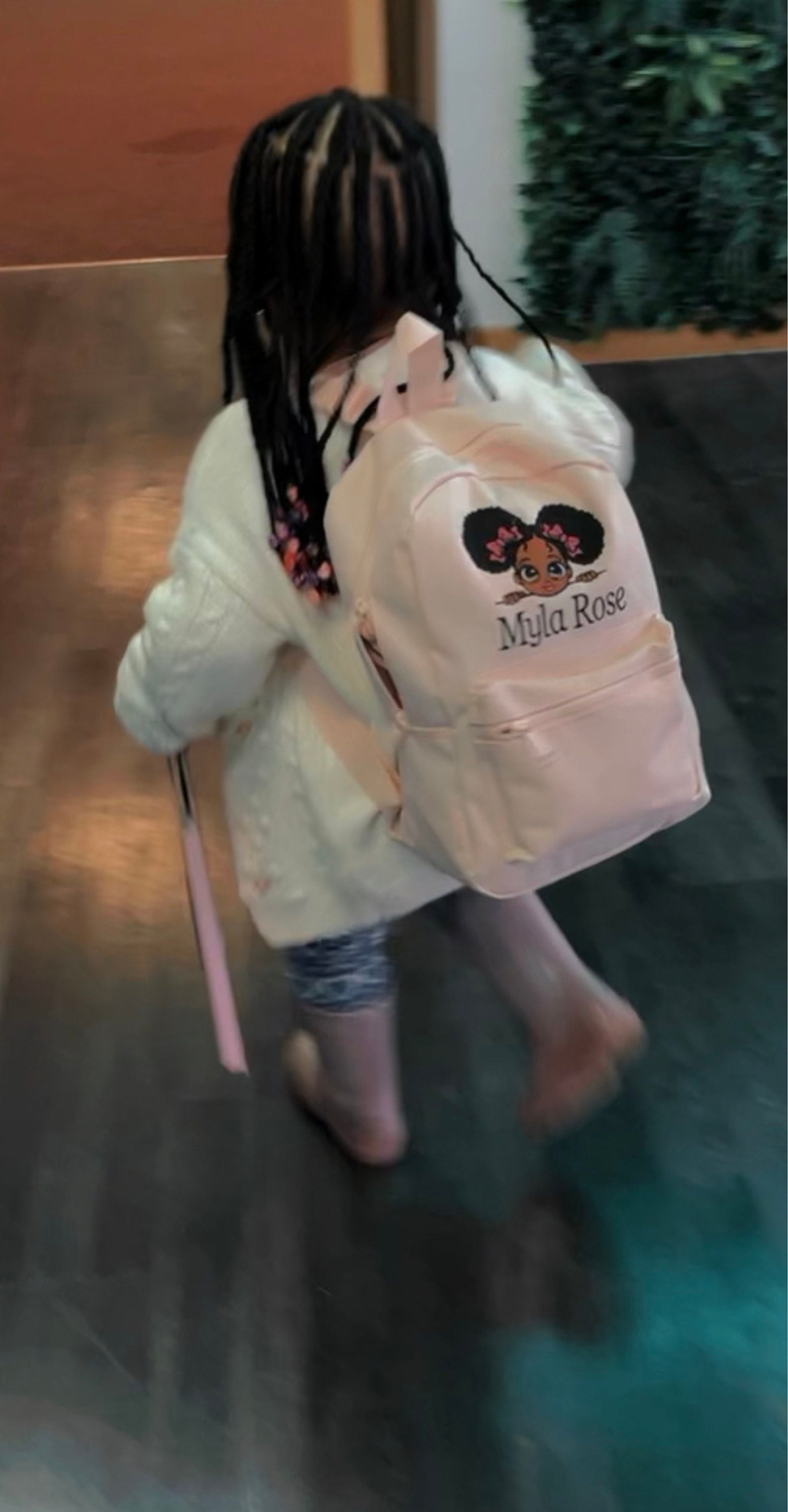 Embroidered Personalised Toddler Backpack Girls mini nursery bag, embroidered Custom backpack, girls school bag, birthday gift.Fast Delivery