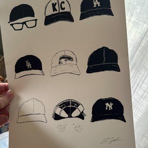 Sandlot Hat Print