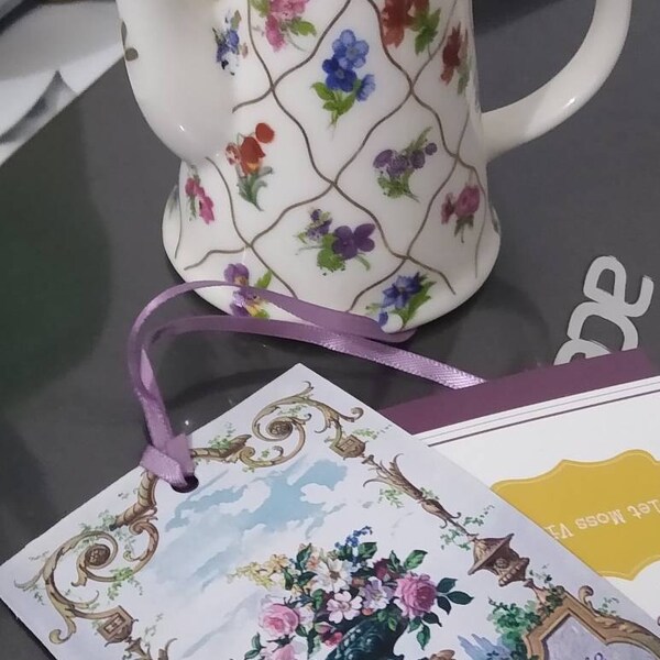 Vintage Lefton China Hand Painted Floral Tea/coffee Pot - Etsy